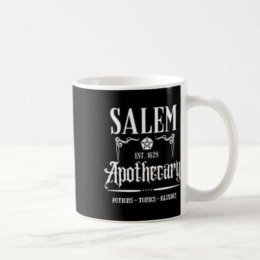 Funny Salem Witch Machusetts Apothecary Halloween Kaffeetasse (Rechts)