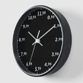 Funny Sales Pricing Wall Clock - Store Owner Clock Uhr (Winkel)