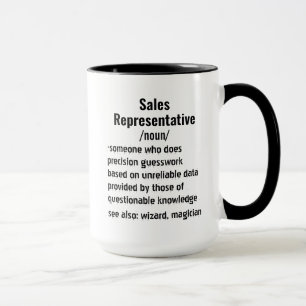 Funny Sales Representative Definition Geschenke Tasse
