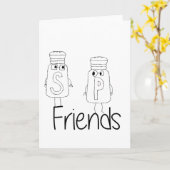 Funny Salt and Pepper Shakers Bezaubernde Burgen Karte (Gelbe Blume)