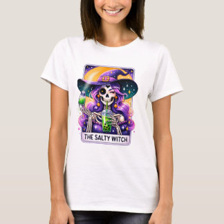 Funny Salty Hexe Tarot T-Shirt
