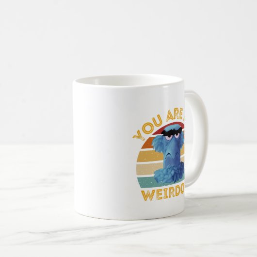 Funny Sam Eagle You are All Weirdos Geschenkidee T Kaffeetasse (VorderseiteRechts)