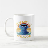 Funny Sam Eagle You are All Weirdos Geschenkidee T Kaffeetasse (Links)