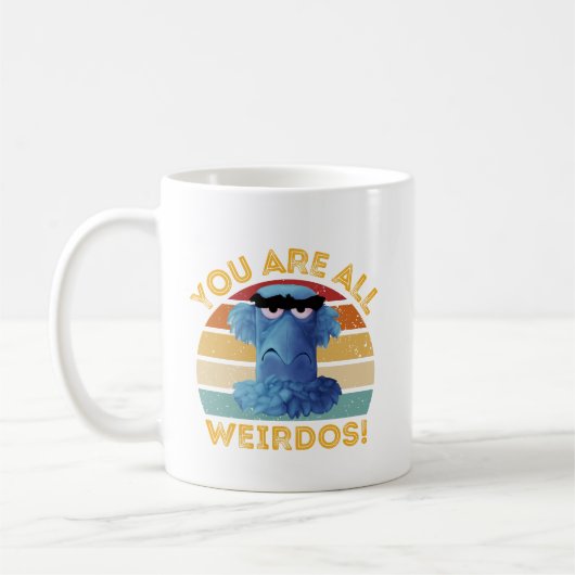 Funny Sam Eagle You are All Weirdos Geschenkidee T Kaffeetasse (Links)