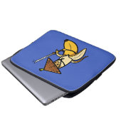 Funny Samurai Banana Ronin Cartoon Illustration Laptopschutzhülle (Vorne Knopf)
