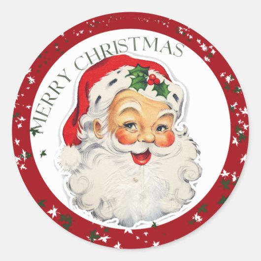 Funny Santa 2 ~ Aufkleber (Vorderseite)