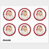 Funny Santa 2 ~ Aufkleber (Blatt)