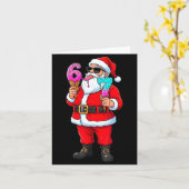 Funny Santa 67 Ice Cream Christmas Drip Xmas Teens Karte (Gelbe Blume)