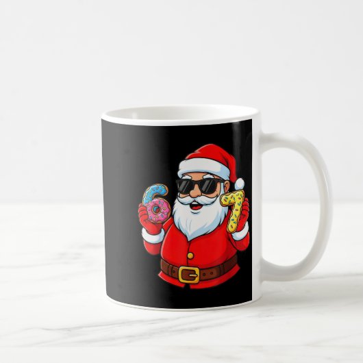 Funny Santa 67 Ice Cream Drip Christmas Xmas Boys Kaffeetasse (Rechts)