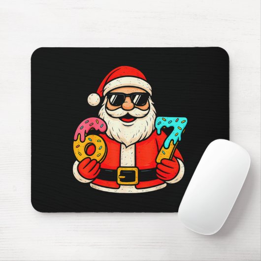 Funny Santa 67 Ice Cream Drip Christmas Xmas Teens Mousepad (Mit Mouse)