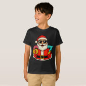 Funny Santa 67 Ice Cream Drip Christmas Xmas Teens T-Shirt (Vorne ganz)