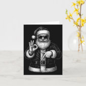 Funny Santa 6 7 Meme Design _ Christmas Math Humor Karte (Gelbe Blume)