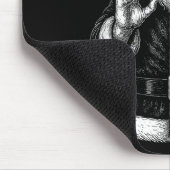 Funny Santa 6 7 Meme Design _ Christmas Math Humor Mousepad (Ecke)