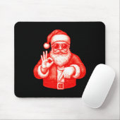 Funny Santa 6 7 Meme Design _ Christmas Math Humor Mousepad (Mit Mouse)