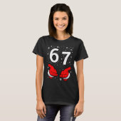 Funny Santa 6 7 Meme Six Seven Christmas 67 Italia T-Shirt (Vorne ganz)