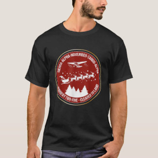 Funny Santa Airlines Weihnachtsgeschenk für Pilote T-Shirt