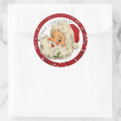 Funny Santa ~ Aufkleber (Tasche)