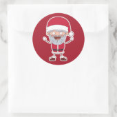 Funny Santa Aufkleber (Tasche)