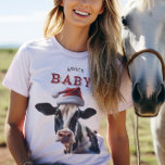 Funny Santa Baby Christmas Holstein Cow Tri-Blend Shirt<br><div class="desc">Santa Baby! Holstein Kuh Weihnachtsmann. Ein bezaubernder T - Shirt mit einer Weihnachtsferien-Drehung. Das ideale Geschenk für Hobby-Bauer,  Milchprodukte,  Bauer oder jeden Tag Kuhliebhaber.</div>