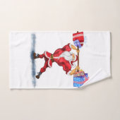 Funny Santa Bath Handtücher Weihnachtsgeschenk (Handtuch)