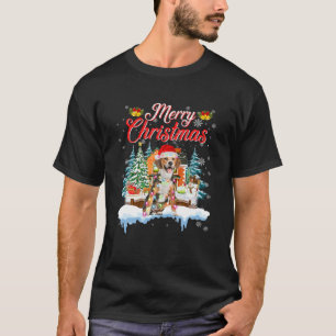 Funny Santa Beagle Dog Frohe Weihnachtsmänner Frau T-Shirt