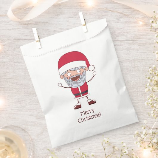 Funny Santa benutzerdefinierter Text Gefälligkeits Geschenktütchen (Ausgeschnitten)