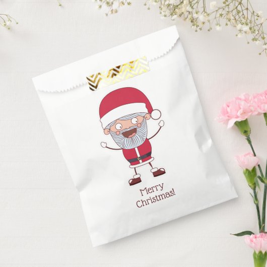 Funny Santa benutzerdefinierter Text Gefälligkeits Geschenktütchen (Versiegelt)