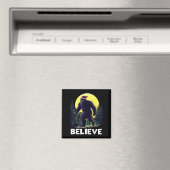 Funny Santa Bigfoot Christmas Sasquatch Believe Xm Magnet (In Situ (Geschirrspüler))