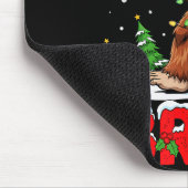 Funny Santa Bigfoot Sasquatch Rock Christmas Xmas  Mousepad (Ecke)