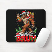 Funny Santa Bigfoot Sasquatch Rock Christmas Xmas  Mousepad (Mit Mouse)