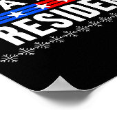 Funny Santa Bring Me A New President Liberal Democ Poster (Ecke)