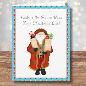 Funny Santa Bringing The Liquor Weihnachten Karte