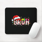 Funny Santa Bruh Baseball Christmas Xmas Meme Paja Mousepad (Mit Mouse)
