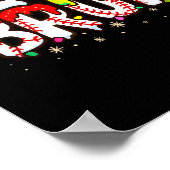 Funny Santa Bruh Baseball Christmas Xmas Meme Paja Poster (Ecke)