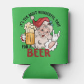 Funny Santa Can Cooler zu Weihnachten Dosenkühler (Rückseite)