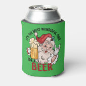 Funny Santa Can Cooler zu Weihnachten Dosenkühler (Kanne Rückseite)