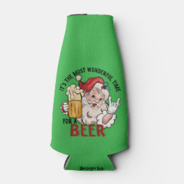 Funny Santa Can Cooler zu Weihnachten Flaschenkühler