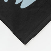 Funny Santa Christmas Design Cello Holiday Xmas Pa Fleecedecke (Ecke)