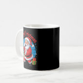 Funny Santa Christmas Design Clarinet Holiday Xmas Kaffeetasse (Vorderseite Links)