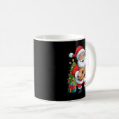 Funny Santa Christmas Design Lute Holiday Xmas Paj Kaffeetasse (VorderseiteRechts)