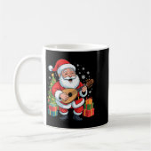 Funny Santa Christmas Design Lute Holiday Xmas Paj Kaffeetasse (Links)