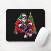 Funny Santa Christmas Gamer Controller Xmas Gaming Mousepad (Mit Mouse)