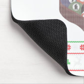 Funny Santa Claus Ball Pool Player Ugge Weihnachte Mousepad (Ecke)