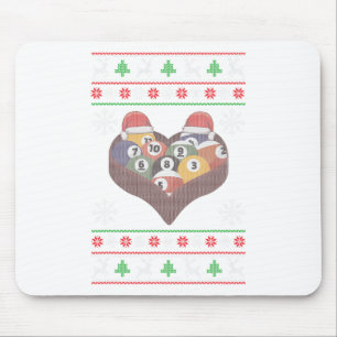 Funny Santa Claus Ball Pool Player Ugge Weihnachte Mousepad