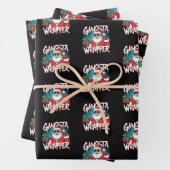 Funny Santa Claus Christmas Gangsta Wrapper Geschenkpapier Set (Beispiel)
