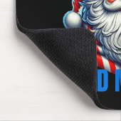 Funny Santa Claus Christmas July 4th Patriotic Hol Mousepad (Ecke)