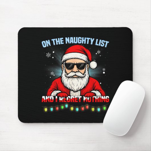 Funny Santa Claus Christmas Xmas For Men Women Boy Mousepad (Mit Mouse)