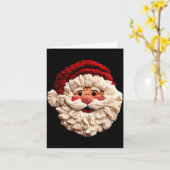 Funny Santa Claus Crochet Christmas Xmas Pajamas H Karte (Gelbe Blume)