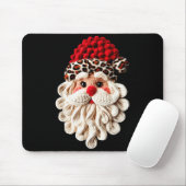 Funny Santa Claus Crochet Pajamas Holiday Xmas Chr Mousepad (Mit Mouse)