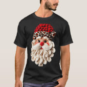 Funny Santa Claus Crochet Pajamas Holiday Xmas Chr T-Shirt (Vorderseite)